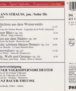 Alternative view of Johann Strauss Jr., Wiener Volksopernorchester, Franz Bauer-Theussl - Famous Waltzes - Berühmte Walzer (CD, Album, Pol) (Near Mint (NM or M-))