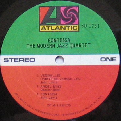 The Modern Jazz Quartet - Fontessa (LP, Album, RP) (Very Good Plus (VG+)) - Image 3