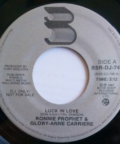 Ronnie Prophet & Glory-Anne Carriere - Luck In Love (7", Single, Promo) (Very Good Plus (VG+))
