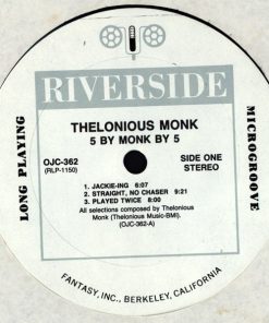 The Thelonious Monk Quintet - 5 By Monk By 5 (LP, Album, RE, RM) (Near Mint (NM or M-)) - Image 3