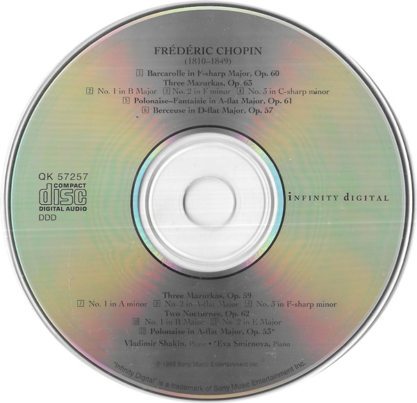 Chopin* - Mazurkas | Nocturnes | Polonaises (CD) (Near Mint (NM or M-)) - Image 4