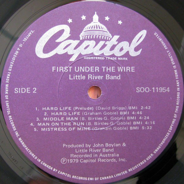 Little River Band - First Under The Wire (LP, Album) (Mint (M)) - Image 4