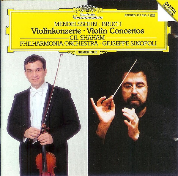 Mendelssohn*, Bruch* - Gil Shaham, Philharmonia Orchestra, Giuseppe Sinopoli - Violinkonzerte = Violin Concertos (CD, Album) (Near Mint (NM or M-))