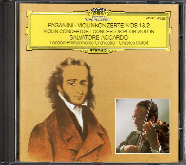 Niccolò Paganini - Salvatore Accardo, London Philharmonic Orchestra, Charles Dutoit - Violinkonzerte Nos. 1 & 2 = Violin Concertos = Concertos Pour Violon (CD, Comp) (Near Mint (NM or M-))