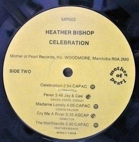 Heather Bishop - Celebration (LP, Album) (Mint (M)) - Image 3