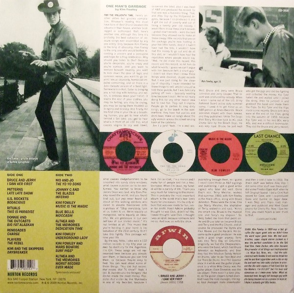 Kim Fowley - One Man's Garbage (LP, Comp) (Very Good Plus (VG+)) - Image 2