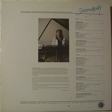 Mike Garson - Serendipity (LP, Album) (Very Good Plus (VG+)) - Image 2