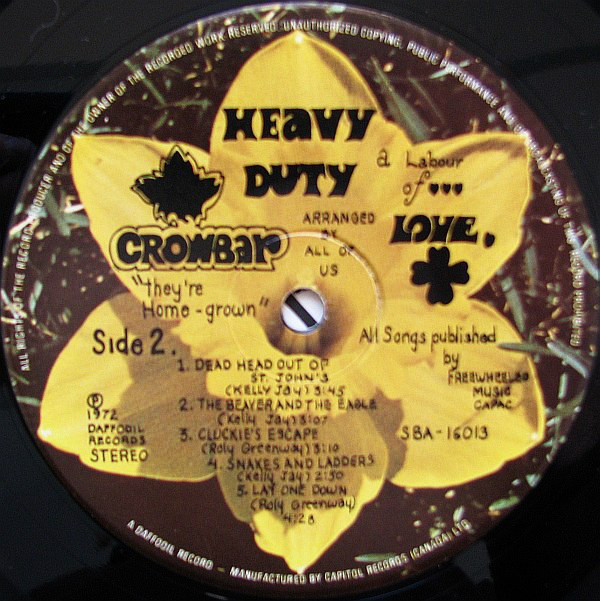 Crowbar (3) - Heavy Duty (LP, Album) (Mint (M)) - Image 4