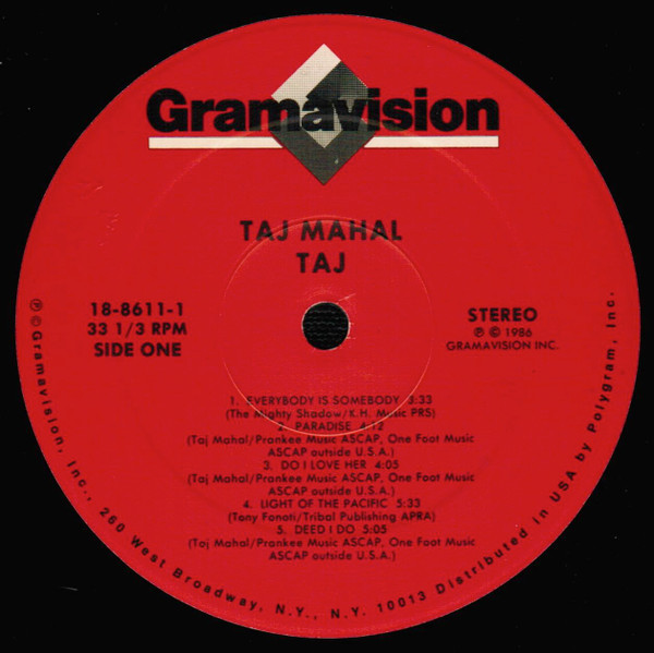 Taj Mahal - Taj (LP, Album) (Very Good Plus (VG+)) - Image 3