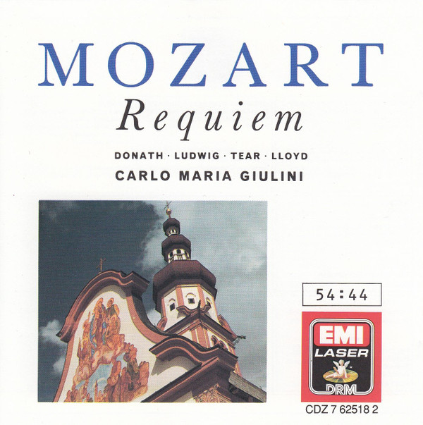 Mozart*, Donath*, Ludwig*, Tear*, Lloyd*, Carlo Maria Giulini - Requiem (CD, Album, RE) (Near Mint (NM or M-))