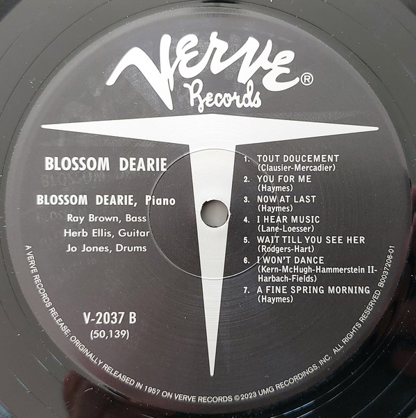 Blossom Dearie - Blossom Dearie (LP, Album, Mono, RE, 180) (Mint (M)) - Image 4