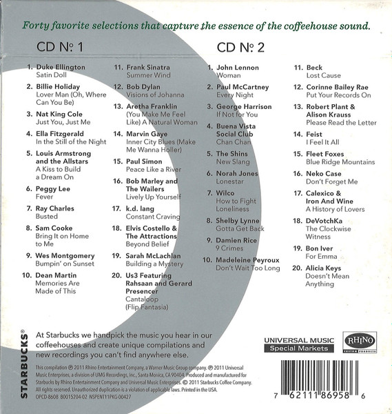 Various - Starbucks 40 (The 40th Anniversary Collection) (2xCD, Comp) (Near Mint (NM or M-)) - Image 2