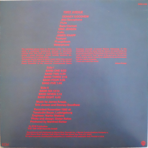 First Avenue (2) - First Avenue (LP, Album) (Near Mint (NM or M-)) - Image 2