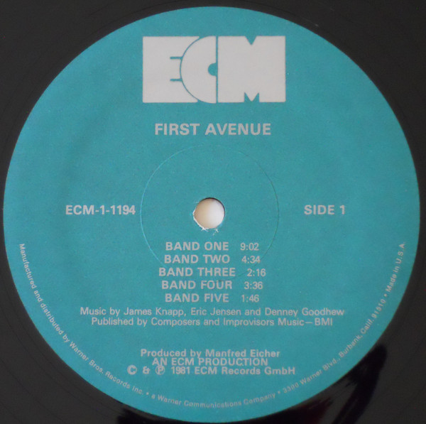 First Avenue (2) - First Avenue (LP, Album) (Near Mint (NM or M-)) - Image 3