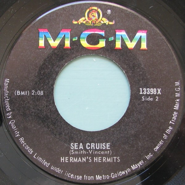 Herman's Hermits - Just A Little Bit Better / Sea Cruise (7") (Very Good (VG)) - Image 2