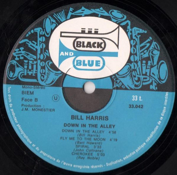 Bill Harris (6) - Down In The Alley (LP, Album) (Very Good (VG)) - Image 4