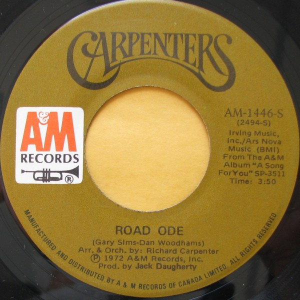 Carpenters - Yesterday Once More (7", Single) (Very Good Plus (VG+)) - Image 4