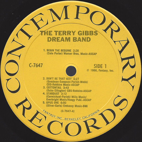 Terry Gibbs - Dream Band (LP, Album) (Very Good Plus (VG+)) - Image 3