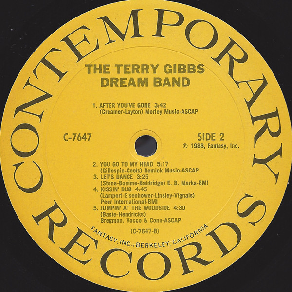 Terry Gibbs - Dream Band (LP, Album) (Very Good Plus (VG+)) - Image 4