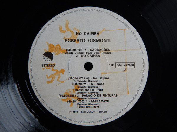 Egberto Gismonti - Nó Caipira (LP, Album) (Near Mint (NM or M-)) - Image 3