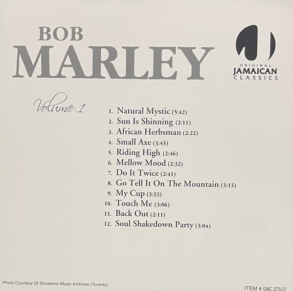 Bob Marley - Vol. 1 (CD, Comp) (Mint (M)) - Image 2