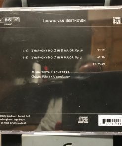 Alternative view of Ludwig van Beethoven, Minnesota Orchestra, Osmo Vänskä - Symphonies Nos 2 & 7 (CD, Club, RE) (Mint (M))