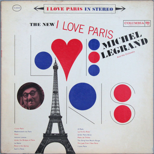 Michel Legrand Et Son Orchestre - The New I Love Paris (LP, Album) (Very Good (VG))