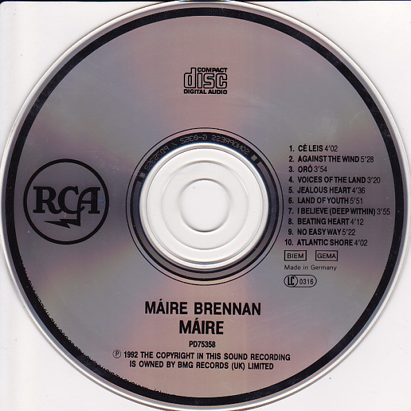 Máire Brennan* - Máire (CD, Album) (Near Mint (NM or M-)) - Image 3
