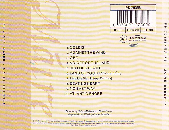 Máire Brennan* - Máire (CD, Album) (Near Mint (NM or M-)) - Image 4