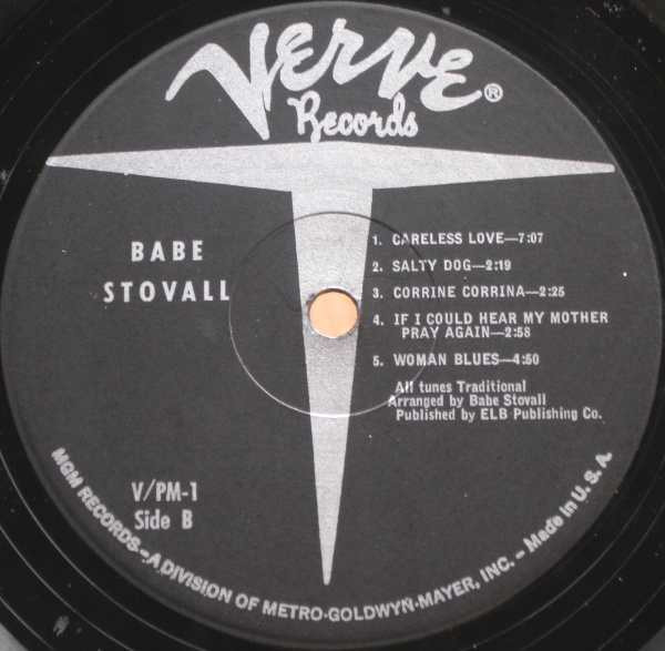 Babe Stovall - Babe Stovall (LP, Album) (Very Good Plus (VG+)) - Image 4