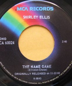 Alternative view of Shirley Ellis - The Nitty Gritty / The Name Game (7", Mono, RE) (Very Good Plus (VG+))