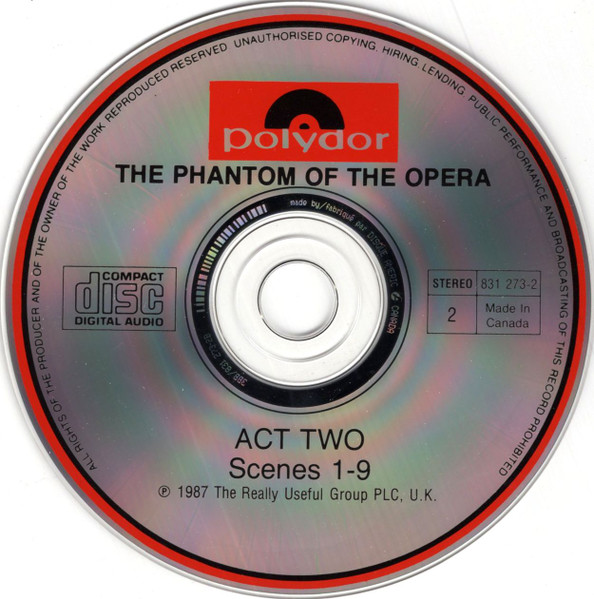 Andrew Lloyd Webber - The Phantom Of The Opera (2xCD, Album) (Near Mint (NM or M-)) - Image 5