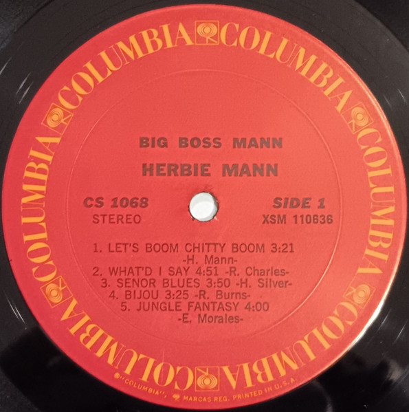Herbie Mann - Big Boss Mann (LP, Album, RE, Pit) (Very Good (VG)) - Image 4