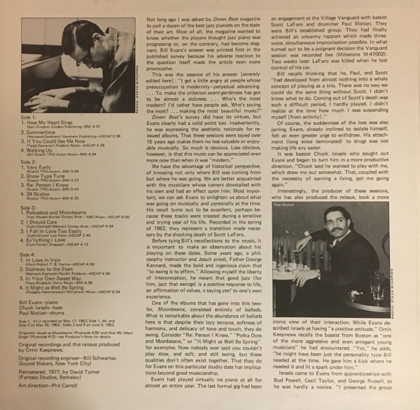 Bill Evans - The Second Trio (2xLP, Comp, RM, Gat) (Near Mint (NM or M-)) - Image 3