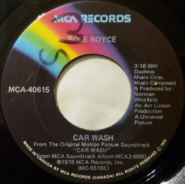 Rose Royce - Car Wash (7", Single) (Fair (F))