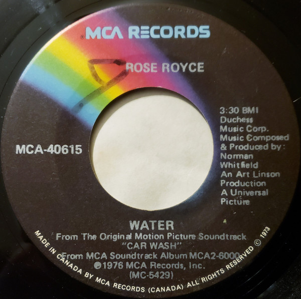 Rose Royce - Car Wash (7", Single) (Fair (F)) - Image 2