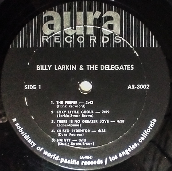 Billy Larkin And The Delegates - Billy Larkin & The Delegates (LP, Album, Mono) (Very Good (VG)) - Image 3