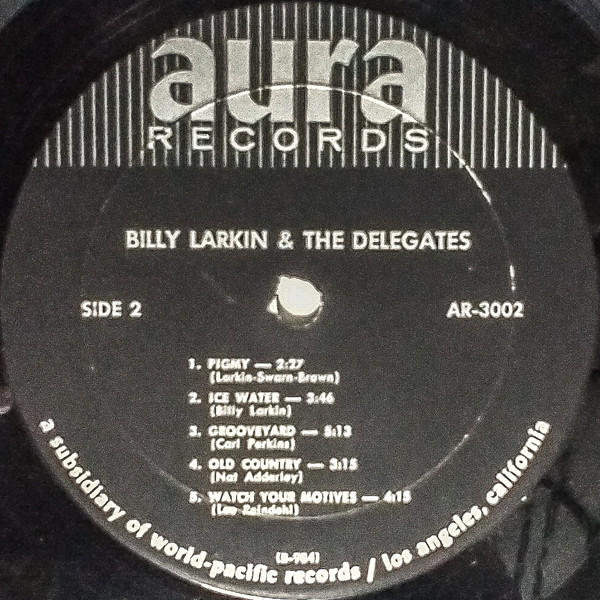 Billy Larkin And The Delegates - Billy Larkin & The Delegates (LP, Album, Mono) (Very Good (VG)) - Image 4