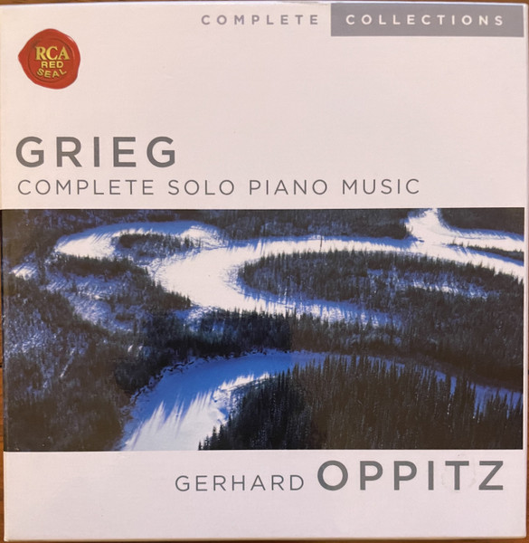Edvard Grieg, Gerhard Oppitz - Complete Solo Piano Music (7xCD, Album, Comp) (Near Mint (NM or M-))