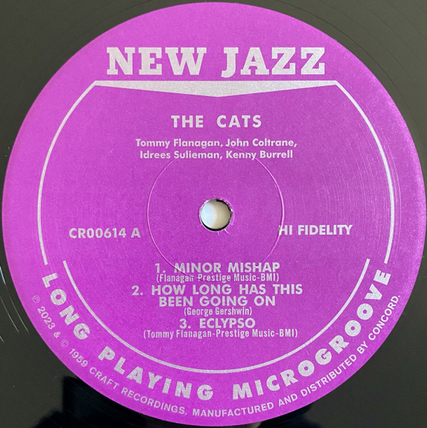 Tommy Flanagan, John Coltrane, Kenny Burrell, Idrees Sulieman - The Cats (LP, Album, Mono, RE, 180) (Mint (M)) - Image 5