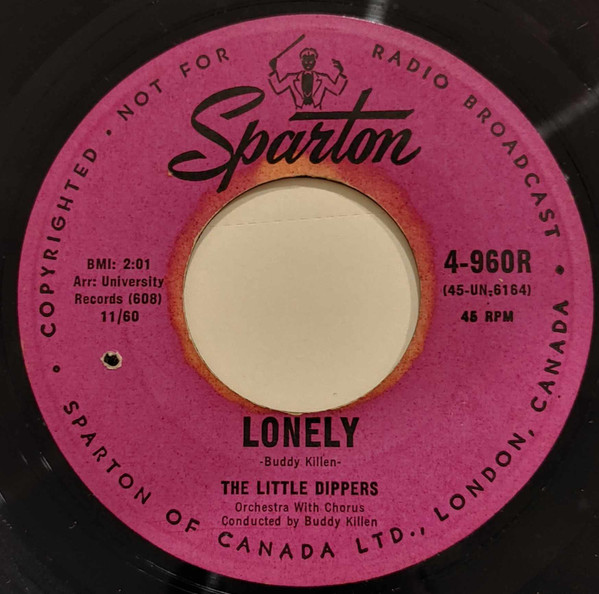 The Little Dippers, Buddy Killen Orchestra - Lonely / I Wonder, I Wonder, I Wonder (7") (Very Good Plus (VG+))