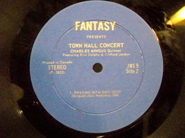 Charles Mingus Featuring Eric Dolphy - Town Hall Concert (LP, Album, RE, dee) (Very Good Plus (VG+)) - Image 4