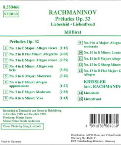 Alternative view of Rachmaninov*, Idil Biret - Preludes Op. 32 • Liebesleid • Liebesfreud (CD, Album) (Near Mint (NM or M-))