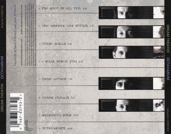 Dream Theater - Octavarium (CD, Album) (Very Good Plus (VG+)) - Image 2