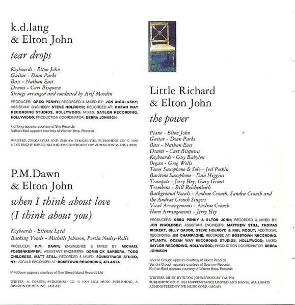 Elton John - Duets (CD, Album) (Mint (M)) - Image 4
