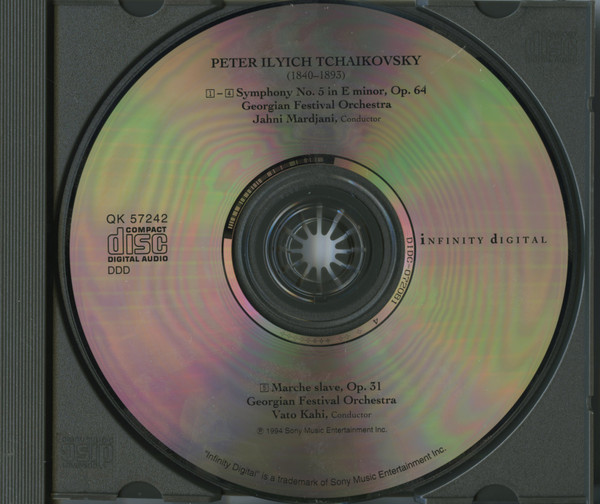 Pyotr Ilyich Tchaikovsky - Symphony No. 5 / Marche Slave (CD, Album) (Near Mint (NM or M-)) - Image 3