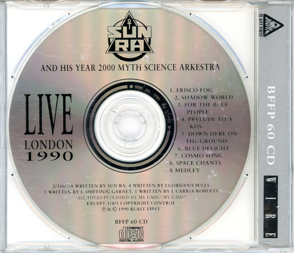 The Sun Ra Arkestra - Live London 1990 (CD, Album, J-c) (Near Mint (NM or M-)) - Image 2