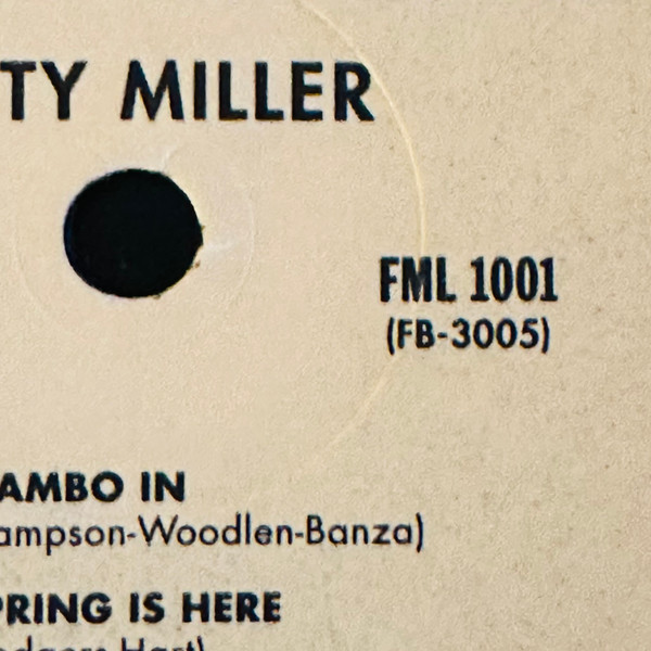 Betty Miller Trio* - A Jazz Piano Heatwave (LP, Album, Mono, RE) (Very Good (VG)) - Image 5