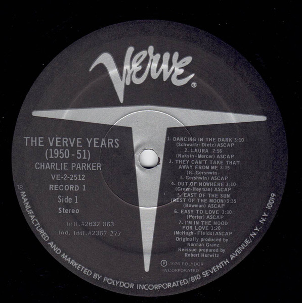 Charlie Parker - The Verve Years (1950-51) (2xLP, Comp, Gat) (Very Good Plus (VG+)) - Image 3