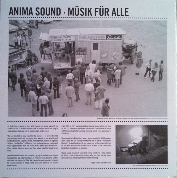 Anima-Sound - Musik Für Alle (LP, Album, Ltd, RE) (Very Good Plus (VG+)) - Image 3